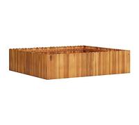 vidaXL Arriate de Madera Maciza de Acacia 100x100x25 cm
