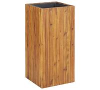 vidaXL Arriate de madera maciza de acacia 43,5x43,5x90 cm