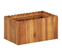 vidaXL Arriate de madera maciza de acacia 50x30x25 cm