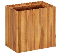 vidaXL Arriate de madera maciza de acacia 50x30x50 cm