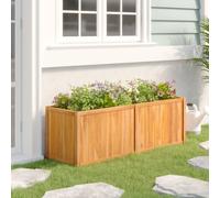 vidaXL Arriate de madera maciza de teca Dimensiones 30 x 30 x 30 cm, 40 x 40 x 40 cm, 50 x 50 x 50 cm y mas
