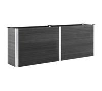 vidaXL Arriate de WPC gris dimensiones 100 x 50 x 54 cm, 100 x 50 x 91 cm, 100 x 100 x 54 cm y mas
