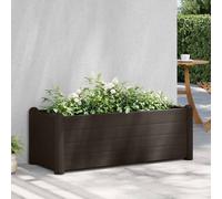 vidaXL Arriate elevado de jardín PP color moca 100x43x35 cm