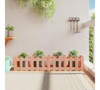 vidaXL Arriate elevado jardín valla madera maciza Douglas 150x30x30 cm