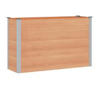 vidaXL Arriate elevado Marrón 150 x 50 x 91 cm