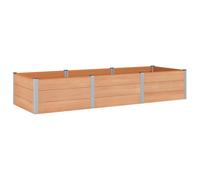 vidaXL Arriate elevado Marrón 300 x 100 x 54 cm