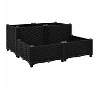 vidaXL Arriate 80x80x38 cm Polipropileno