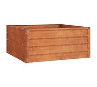 vidaXL Jardinera de acero Corten oxidado para jardín, patio y balcón