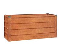 vidaXL Jardinera Macetero Acero Corten oxidado para plantas, flores, jardín y balcón
