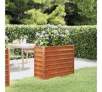 vidaXL Arriate oxidado de acero corten 100x40x77 cm