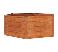vidaXL Arriate Jardinera Macetas Maceteros Plantas Flores Huerto Hierbas Verduras Jardín Patio Balcón Terraza Exterior de Acero Corten Oxidado