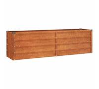 vidaXL Arriate Oxidado de Acero corten 160x40x45 cm