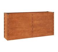 vidaXL Arriate oxidado de acero corten 160x40x77 cm
