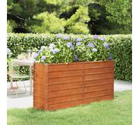 vidaXL Arriate oxidado de acero corten 160x40x77 cm