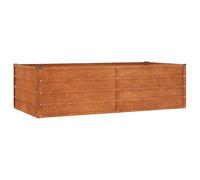 vidaXL Arriate Oxidado de Acero corten 160x80x45 cm