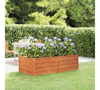 vidaXL Arriate oxidado de acero corten 160x80x45 cm