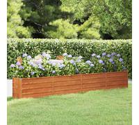 vidaXL Arriate oxidado de acero corten 320x40x45 cm