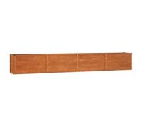 vidaXL Jardinera Macetas Maceteros Plantas Flores Huerto Hierbas Verduras Arriate Jardín Patio Balcón Terraza Exterior de Acero Corten Oxidado