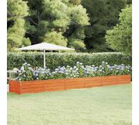 Arriate Oxidado De Acero Corten 600x80x45 Cm Vidaxl