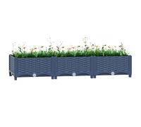 vidaXL Arriate polipropileno 120x40x23 cm