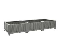 vidaXL Arriate polipropileno 120x40x23 cm
