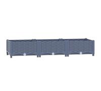 vidaXL Arriate Polipropileno 120x40x23 cm