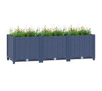 vidaXL Arriate polipropileno 120x40x38 cm