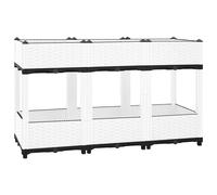 vidaXL Arriate polipropileno 120x40x71 cm