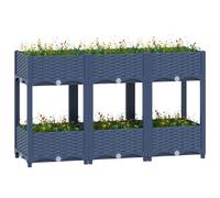 vidaXL Arriate polipropileno 120x40x71 cm