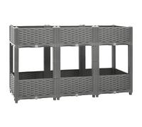 vidaXL Arriate polipropileno 120x40x71 cm