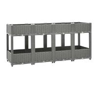 vidaXL Arriate polipropileno 160x40x71 cm