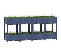 vidaXL Arriate polipropileno 160x40x71 cm