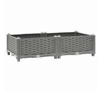 vidaXL Arriate polipropileno 80x40x23 cm