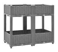 vidaXL Arriate polipropileno 80x40x71 cm