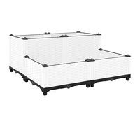 vidaXL Arriate polipropileno 80x80x38 cm