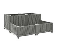 vidaXL Arriate polipropileno 80x80x38 cm