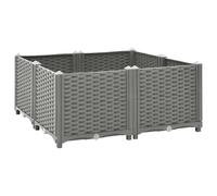 vidaXL Arriate polipropileno 80x80x38 cm