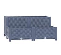 vidaXL Arriate Polipropileno 80x80x38 cm