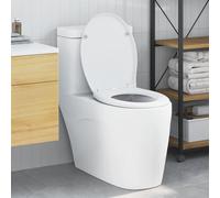 vidaXL Asiento de WC 47 x 37 x 4 cm Duroplast