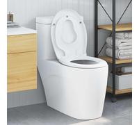 vidaXL Asiento de WC 47 x 37 x 4 cm Duroplast