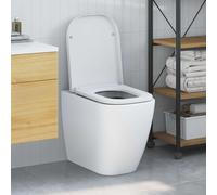 vidaXL Asiento de WC Blanco 47,5 x 35 x 3,6 cm Duroplast
