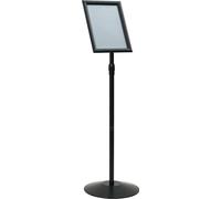 vidaXL: Atril para carteles, color plateado, tamaño A3, fabricado en PVC y acero