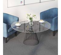 vidaXL Azulejo de alfombra Marrón 50 x 50 cm 36 pcs PP y Betún