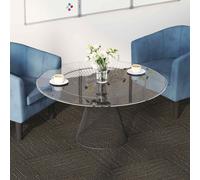 vidaXL Azulejo de alfombra Rayado Marrón Claro 50 x 50 cm 36 pcs