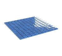 vidaXL Azulejo Mosaico 11 pcs Azul 50 x 50 cm Cristal