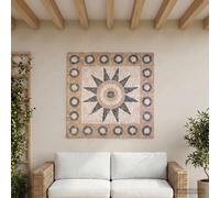 vidaXL Azulejos de mosaico con patrón de flores Multicolor