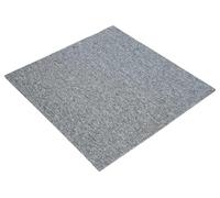 vidaXL: Baldosa de moqueta, gris claro, 50 x 50 cm, 20 unidades, fabricada con polipropileno y betún