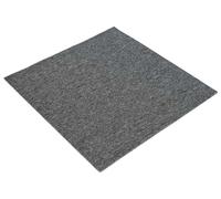 vidaXL: Baldosa de moqueta, gris medio, 50 x 50 cm, 20 unidades, fabricada con polipropileno y betún