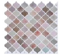 vidaXL, baldosas decorativas "Lanturn", 20 unidades, color beige, 27 x 27 cm, fabricadas en poliuretano y PET