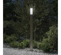 vidaXL Baliza de luz de 110 cm, acero inoxidable, IP44